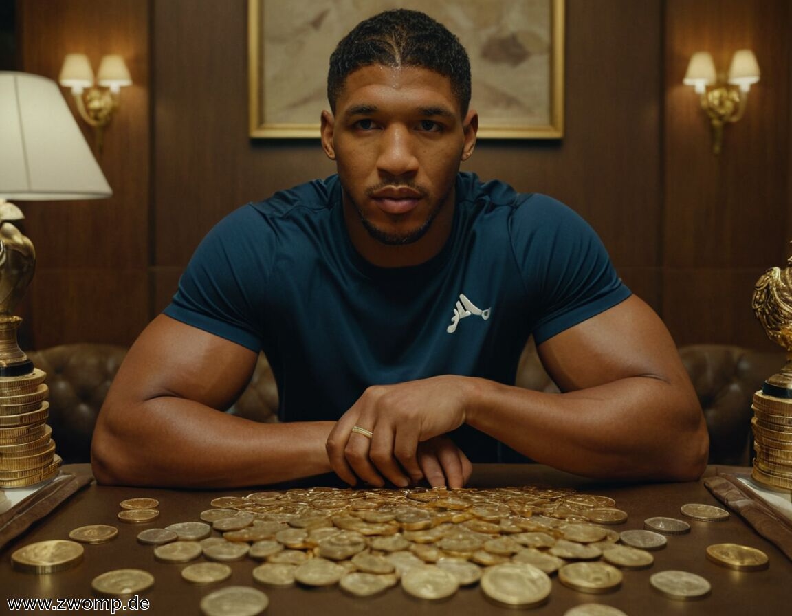 Einkünfte aus Merchandising und Fanartikeln   - Anthony Joshua Vermögen » Sein beeindruckendes Einkommen