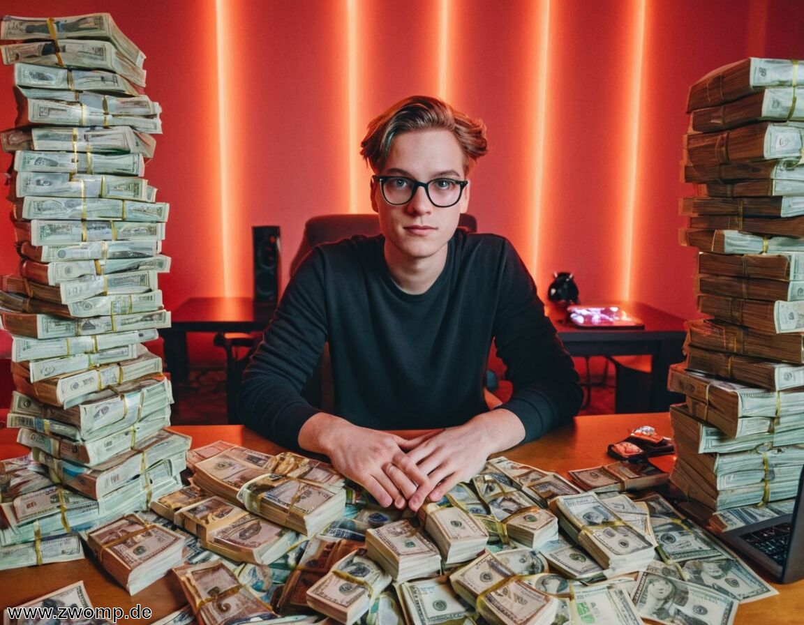 Einnahmen durch eigene Computerspiele - Paluten geschätztes Vermögen » Youtube und das Geld