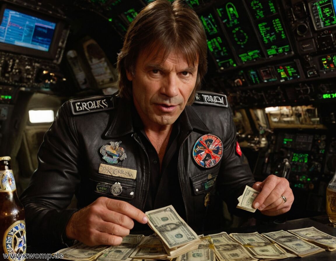 Bruce Dickinson Vermögen » Iron Maiden und sein Konto